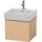 Duravit Waschtischunterbau L-CUBE 394x484x459mm eiche natur