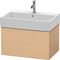 Duravit Waschtischunterbau L-CUBE 394x684x459mm eiche natur