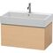 Duravit Waschtischunterbau L-CUBE 394x784x459mm eiche natur
