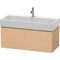 Duravit Waschtischunterbau L-CUBE 394x984x459mm eiche natur