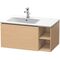 Duravit Waschtischunterbau L-CUBE 400x820x481mm, Becken links eiche natur