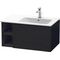 Duravit Waschtischunterbau L-CUBE 400x820x481mm Be rechts eiche schwarz