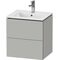 Duravit WTU Compact L-CUBE 550x520x421mm 2 Schubk betongrau matt