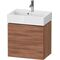 Duravit WTU Compact L-CUBE 544x584x391mm 2 Schubk nussbaum natur