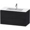 Duravit Waschtischunterbau L-CUBE 1020x481x550mm eiche schwarz
