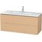 Duravit Waschtischunterbau L-CUBE 1220x481x550mm eiche natur