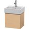 Duravit Waschtischunterbau L-CUBE 400x434x341mm A rechts eiche natur