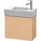 Duravit Waschtischunterbau L-CUBE 400x480x240mm Anschlag links eiche natur