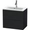 Duravit WTU Compact L-CUBE 550x620x391mm eiche schwarz