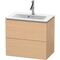 Duravit WTU Compact L-CUBE 550x620x391mm eiche natur