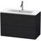 Duravit WTU Compact L-CUBE 550x820x391mm eiche schwarz