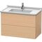 Duravit Waschtischunterbau L-CUBE 469x820x558mm eiche natur