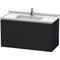 Duravit Waschtischunterbau L-CUBE 469x1020x558mm eiche schwarz