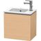 Duravit Waschtischunterbau L-CUBE 294x420x400mm Anschlag links eiche natur