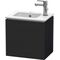 Duravit Waschtischunterbau L-CUBE 294x420x400mm A rechts eiche schwarz