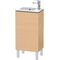 Duravit Waschtischunterbau L-CUBE 294x420x704mm A rechts eiche natur