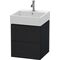 Duravit Waschtischunterbau L-CUBE 544x484x459mm eiche schwarz