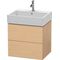 Duravit Waschtischunterbau L-CUBE 544x584x459mm eiche natur