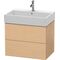 Duravit Waschtischunterbau L-CUBE 544x684x459mm eiche natur