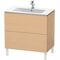 Duravit Waschtischunterbau L-CUBE 820x481x704mm eiche natur