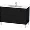 Duravit Waschtischunterbau L-CUBE 1220x481x704mm eiche schwarz