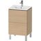 Duravit WTU Compact L-CUBE 704x520x421mm 2 Au mediterrane eiche