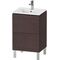 Duravit WTU Compact L-CUBE 704x520x421mm 2 Au Ei dunkel gebürstet