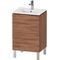 Duravit WTU Compact L-CUBE 704x520x421mm, 2 Auszüge nussbaum natur