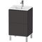 Duravit WTU Compact L-CUBE 704x520x421mm 2 Au graphit supermatt