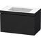 Duravit Waschtischunterbau L-CUBE m WT Vero Air 500x800x480mm o HL Ei sw
