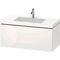 Duravit Waschtischunterbau L-CUBE m WT Vero Air 500x1000x480mm o HL Ei sw
