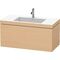 Duravit Waschtischunterbau L-CUBE m WT Vero Air 500x1000x480mm 1 HL Ei na