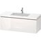 Duravit Waschtischunterbau L-CUBE m WT Vero Air 500x1200x480mm o HL Ei sw