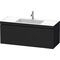 Duravit Waschtischunterbau L-CUBE m WT Vero Air 500x1200x480mm 1 HL Ei sw
