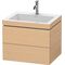 Duravit Waschtischunterbau L-CUBE m WT Vero Air 500x600x480mm 1 HL Ei na