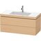 Duravit Waschtischunterbau L-CUBE m WT Vero Air 500x1000x480mm 1 HL Ei na