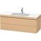 Duravit Waschtischunterbau L-CUBE m WT Vero Air 500x1200x480mm 1 HL Ei na