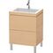 Duravit Waschtischunterbau L-CUBE m WT Vero Air 698x600x480mm 1 HL Ei na