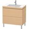 Duravit Waschtischunterbau L-CUBE m WT Vero Air 698x800x480mm 1 HL Ei na