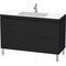 Duravit Waschtischunterbau L-CUBE m WT Vero Air 698x1200x480mm 1 HL Ei sw