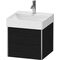 Duravit Waschtischunterbau XSQUARE 397x484x460mm 2 Schubk eiche schwarz