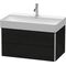 Duravit Waschtischunterbau XSQUARE 397x784x460mm eiche schwarz