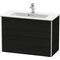 Duravit WTU COMPACT XSQUARE 560x810x388mm eiche schwarz