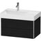Duravit Waschtischunterbau XSQUARE 397x784x460mm 2 Schubk eiche schwarz