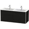 Duravit Waschtischunterbau XSQUARE 560x1280x478mm eiche schwarz