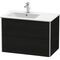Duravit Waschtischunterbau XSQUARE 560x810x478mm Becken links eiche schwarz