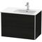 Duravit Waschtischunterbau XSQUARE 560x810x478mm Be rechts eiche schwarz