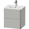 Duravit WTU COMPACT XSQUARE 560x510x418mm betongrau matt