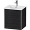 Duravit WTU COMPACT XSQUARE 560x510x418mm eiche schwarz