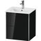 Duravit WTU COMPACT XSQUARE 560x510x418mm schwarz hochglanz